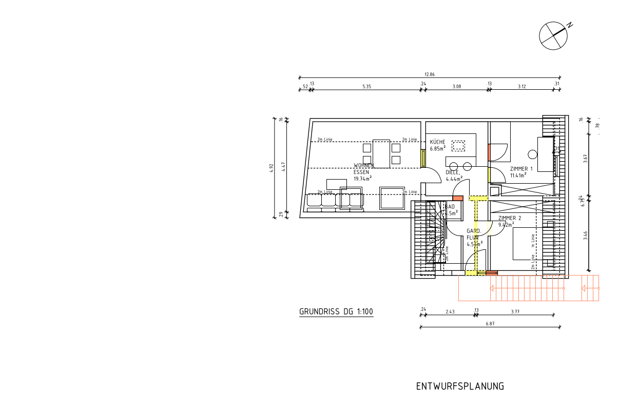 Grundriss Dachgeschoss